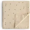 Mushie Maxi lange en coton Bee (120 x 120 cm)
