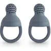 Mushie Lot de 2 sucettes grignoteuses en silicone Tradewinds