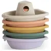 Mushie Lot de 5 jouets de bain Boats Rustic