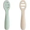 Mushie Eerste Set Baby Lepels Cambridge Blue Shifting Sand 1 set