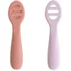 Lot de 2 cuillères d'apprentissage Rose-Soft Lilac