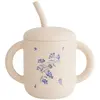 Tasse à paille Lilac Flowers