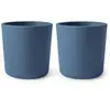 Mushie Lot de 2 gobelets Twilight Blue