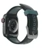 OtterBox Bracelet All Day pour Apple Watch Series 10/9/8/7/6/SE 2e gen/SE 1e gen/5/4-40mm/41mm/42mm, Bracelet de rechange en silicone doux au toucher durable pour Apple Watch, Vert/Bleu