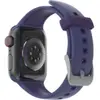 OtterBox Bracelet All Day pour Apple Watch Series 10/9/8/7/6/SE 2e gen/SE 1e gen/5/4-40mm/41mm/42mm, Bracelet de rechange en silicone doux au toucher durable pour Apple Watch, Violet foncé