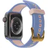 OtterBox Bracelet All Day pour Apple Watch Series 10/9/8/7/6/SE 2e gen/SE 1e gen/5/4-40mm/41mm/42mm, Bracelet de rechange en silicone doux au toucher durable pour Apple Watch, Bleu/Beige