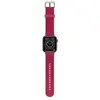 OtterBox Bracelet All Day pour Apple Watch Series 10/9/8/7/6/SE 2e gen/SE 1e gen/5/4-44mm/45mm/46mm, Bracelet de rechange en silicone doux au toucher durable pour Apple Watch, Rouge