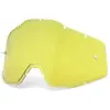Ecran casque de moto injecté anti-buée 100% Accuri/Strata - jaune - TU