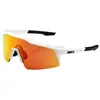 Desconocido 100% SPEEDCRAFT SL-Soft Tact Off White-Hiper Red Multilayer Mirror Lens, Adultes Unisexe, Multicolore, Standard