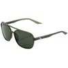 Ride100percent Kasia Aviator Round-Soft Tact Army Grey Green Lens, Adultes Unisexe, Vert, ESTANDAR