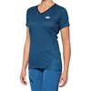 100% Airmatic Slate Blue Dames fietsshirt met korte mouwen, blauw, afm...