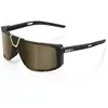 100percent 100% Lunettes de soleil unisexes, noires, taille unique, Noir, taille unique