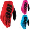 100%, Hommes, Gants, Gloves Brisker, Rouge, (S)