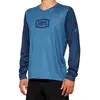 100% Airmatic Longsleeve Fiets Jersey, blauw, afmeting L voor man