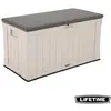 Lifetime Malle de jardin ultra-résistante à vie 127x64x67 cm UV100 crème