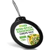 NutriChef Pannenkoekenpan - Anti-aanbak Crêpepan- Ideaal voor Pannenkoeken, Dosa en Tortilla's- Hard Geanodiseerd - Vaatwasmachinebestendig