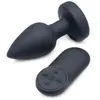 XR Brands Vibrerende Buttplug Met LED-Licht - Klein