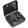 XR Brands - Dark Grip Vibrerende Tepelkemmen - Zwart