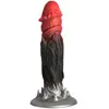 Count Cockula - Siliconen Dildo - Rood/Zwart