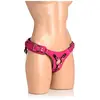 XR Brands Korset Deluxe Leren Strap On - Roze