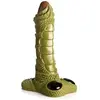 XR Brands - Reusachtig Geschubd Moerasmonster Dildo - Groen