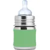 Pura Biberon évolutif en inox Moss (150 ml)