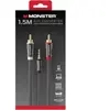 Câble audio Monster Cable Jack 35 mm vers 2 RCA 15 m