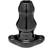 Perfect Fit - Double Tunnel Plug Medium Zwart - Plug