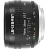 Lensbaby Velvet 28 Canon RF (Canon RF, Plein format), Objectif, Noir