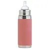 Pura Biberon isotherme évolutif en inox Rose (260 ml)