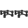 IsoAcoustics Aperta Isolator Monitor Speaker Stands, Per Paar, Zwart