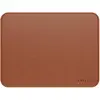 Satechi Tapis de souris Vegan-Leather Premium Brown, Tapis de souris, ...