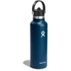 Hydro Flask Standard Mouth Flex Straw Cap Drinkfles (621 ml) - Indigo