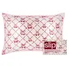 Slip Pure Silk Queen Pillowcase with Lace Trim - Sweet Cherry Kussen