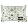 Slip Pure Silk Queen Pillowcase with Lace Trim - Wintergreen Kussen