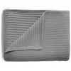 Mushie Couverture en coton bio Ribbed Smoke (80 x 100 cm)