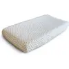 Mushie Housse de matelas à langer en coton bio Bloom (72 x 48 cm)