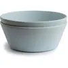 Mushie - Set de 2 bols ronds - Powder Blue