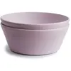 Mushie - Kinderservies Kom Rond (Set van 2) - Kommen - Soft Lilac