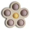 Mushie - Jouet Bubble Flower - Soft Lilac & Daffodil & Ivory