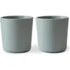 Siliconen drinkbeker - Mushie - BPA vrij - Sage blauw - set 2