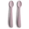 Mushie - Siliconen Babylepels - Babylepels - Soft Lilac