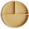 Mushie - Siliconen Vakjesbord met Zuignap - Borden & kommen - Daffodil