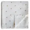 Mushie Maxi lange en coton bio Sparrows (120 x 120 cm)