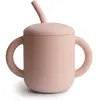 Mushie Tasse à paille Blush