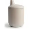 Mushie Tasse à bec en silicone Sand