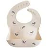 Mushie Bavoir à poche en silicone Baleine
