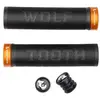 Wolf Tooth Echo Lock-on Grip - Grip noir avec col orange