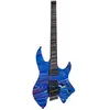 Sire Larry Carlton X6 6-String Headless Blue Swirl elektrische gitaar