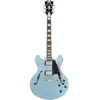 D'Angelico Premier DC Steel Blue semi-akoestische gitaar